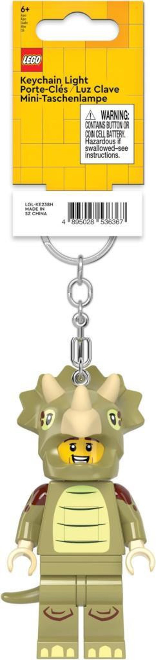 Minifigures KE238H Triceratops Costume Fan Led Key Chain
