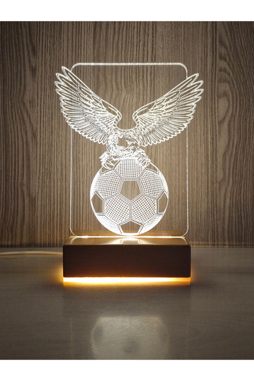 Hediyelik Lamba Kartal Futbol Topu Tasarım Gece Lambası Doğum Günü Hediyesi
