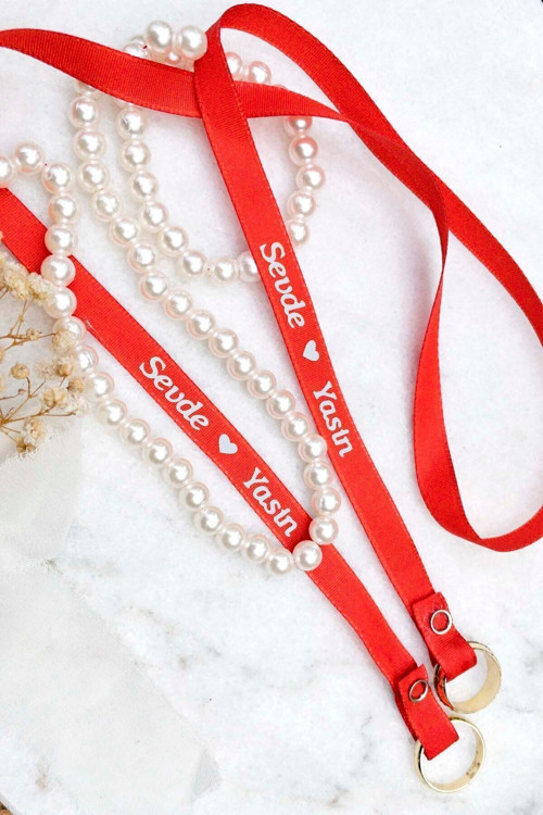 incili isimli Söz, Nişan, Yüzük Kurdelesi - Peçete Hediyeli DÖKÜLEN İNCİ GÜMÜŞ YAZI 42204