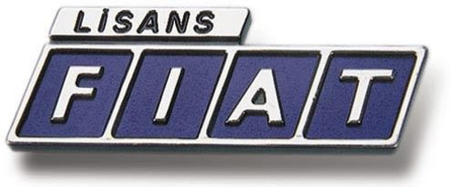 Yazı "Fıat Lisans"(Mavi) Fıat Slx (1 Ad )