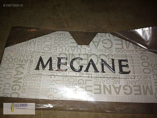 Yazı "Megane"(I Kalite) Renault Megane Iı (1 Ad )