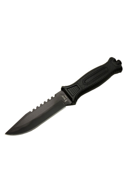Kamp Av Balıkçı Bushcraft Kydex Siyah Bıçak 25Cm