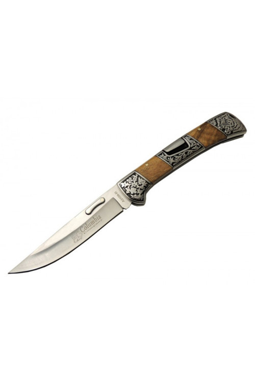 Kamp Outdoor İşlemeli Ahşap 24Cm Çakı