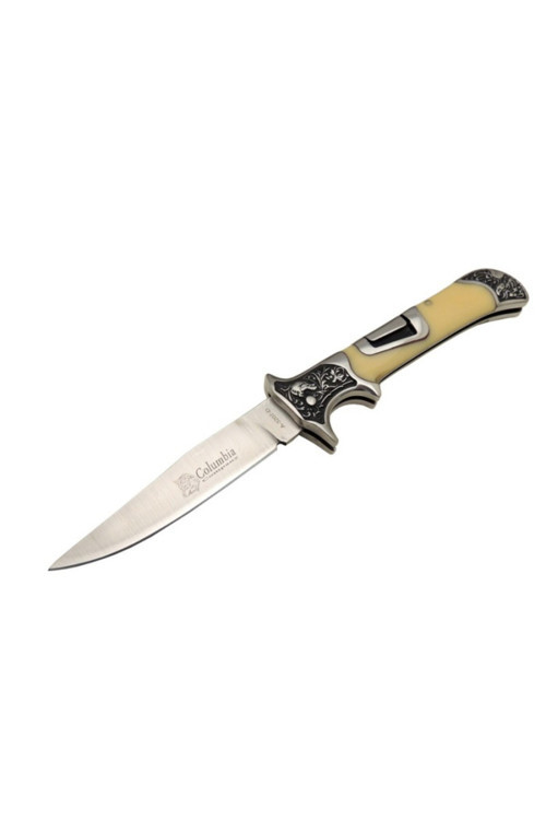 Kamp Outdoor İşlemeli Saplı 23Cm Avcı Çakısı