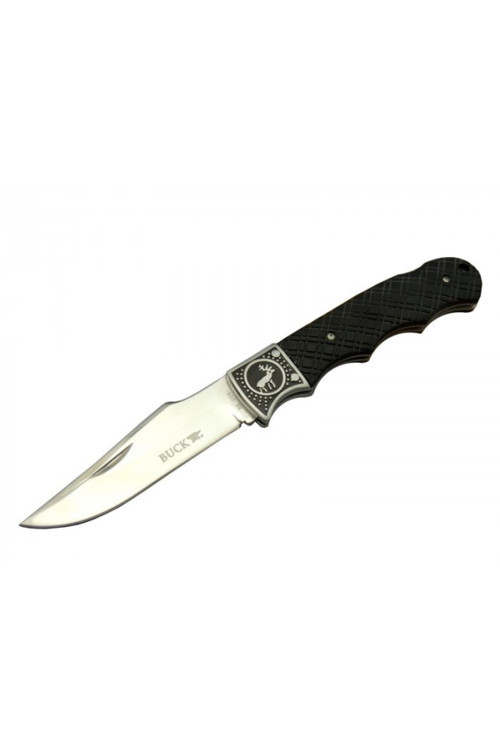 Kamp Outdoor Siyah Kaymaz Geyikli Sap 23Cm Çakı