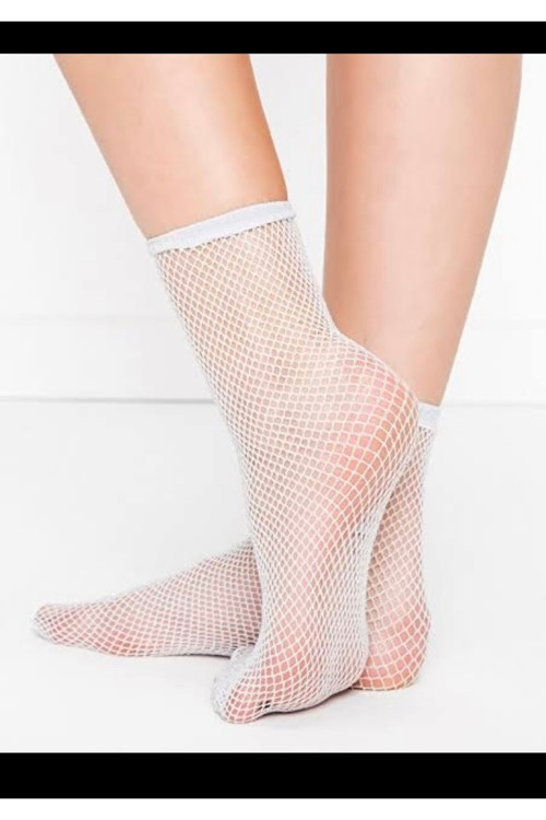 2’li Beyaz File Soket Çorap