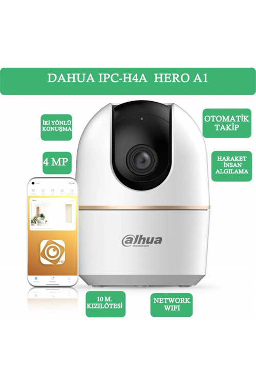 Dh-H4A 4Mp 3.6Mm 10M Ir Wifi Pan/Tilt Ip Kamera