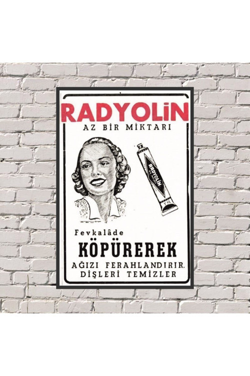 Radyolin 20x30 Uv Baskılı Tablo