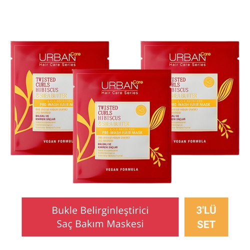 Hibiscus & Shea Butter Saç Bakım Maskesi 50 ml x 3 Adet