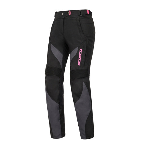 Motosiklet Kadın Pantolonu Korumalı 4 Mevsim Maxdura Kumaş Women Pantolonu Siyah