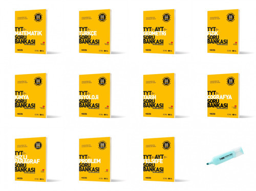 TYT Tüm Dersler Soru Bankası Seti (11 kitap)