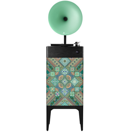 i5 Bluetooth Hoparlörlü 110W Hi-Fi Retro Pikap Plakçalar Turntable, Miracle National librar