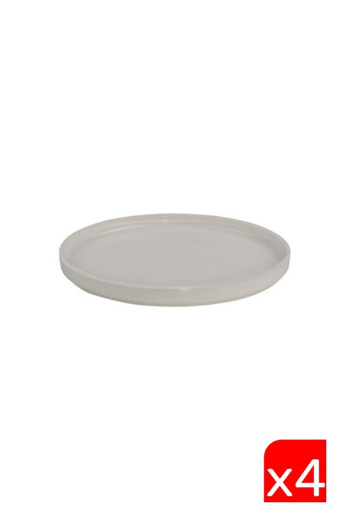 Porselen Stolt Dik Yanaklı Kayık Tabak 26x13x2cm 4 lü