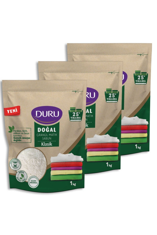 Granül Matik Sabun Klasik 25 Yıkama 3 x 1 KG