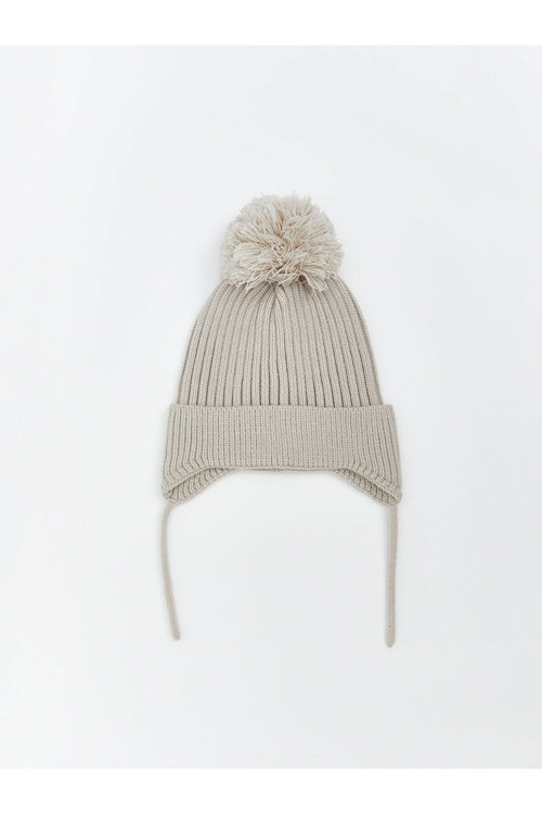 Ponpon Detaylı Erkek Bebek Bere (W5)