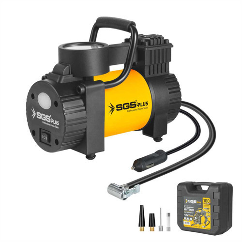 12V 100 PSI Oto Hava Kompresörü Çantalı Basınç Göstergeli Yedek Sigortalı 2 Yıl Garantili