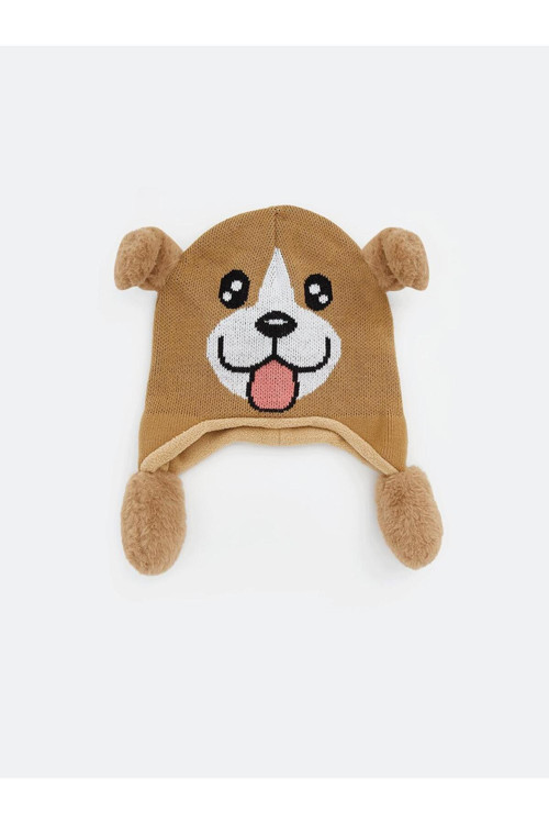 Hayvan Figürlü Erkek Çocuk Bere (W5)