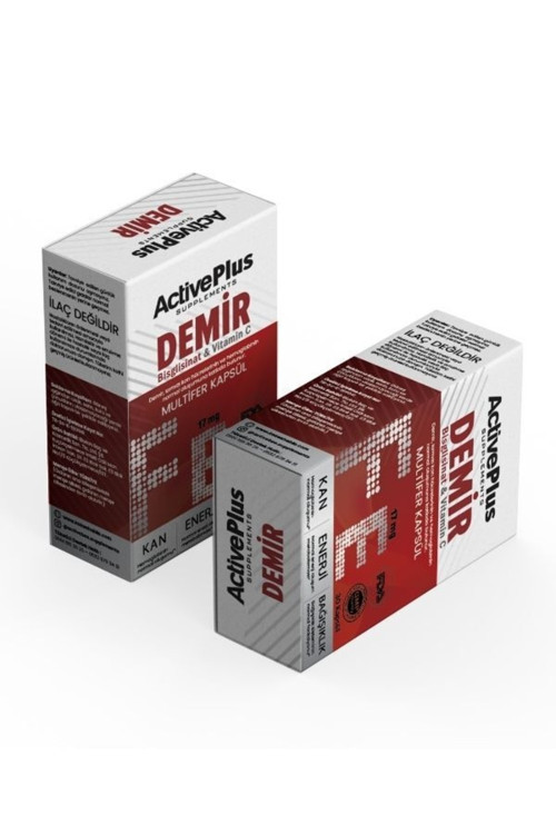Demir Bisglisinat & Vitamin C Multifer 30 Kapsül