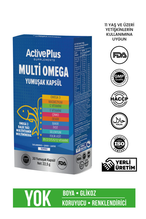 Multi Omega 30 Yumuşak Kapsül