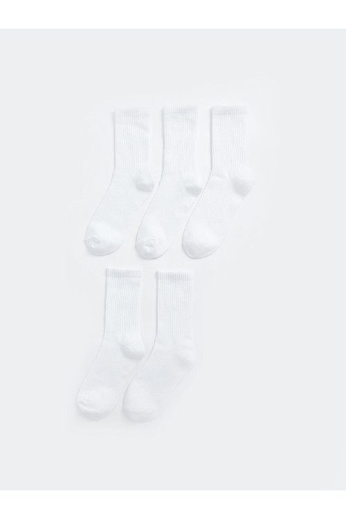 Yeni Sezon Basic Erkek Çocuk Soket Çorap 5'Li