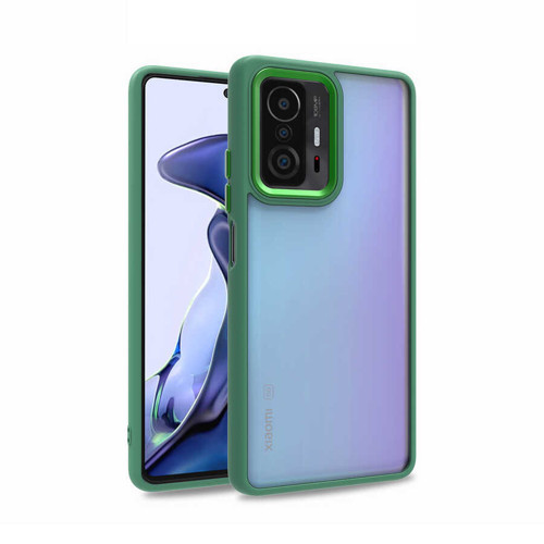 Xiaomi Mi 11T Pro 5G Kılıf Flora Buton,Kenar Çevresi Renkli Kılıf