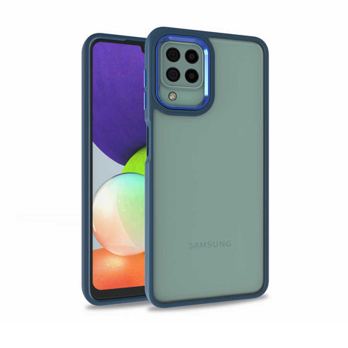 Galaxy M22 Kılıf Flora Buton,Kenar Çevresi Renkli Kılıf