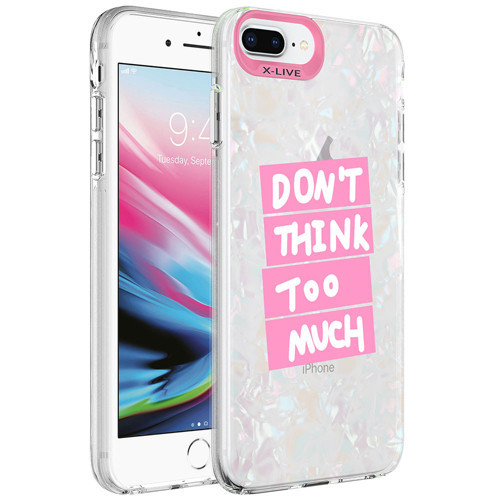 Apple iPhone 7 Plus Kılıf Mermer Desenli Zore Marbello Kılıf