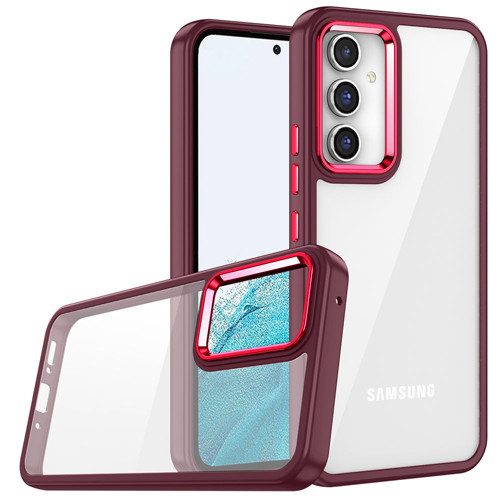 Galaxy A24 Kılıf Zore Flora Buton,Kenar Çevresi Renkli Kılıf