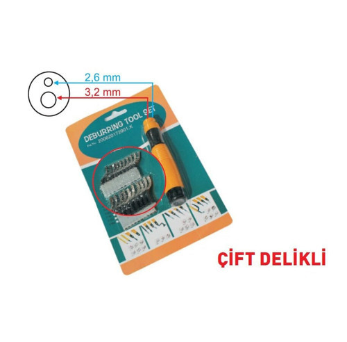 Çapak Alma Raspa Seti (b10 Kısa, E200 Uzun Uc)