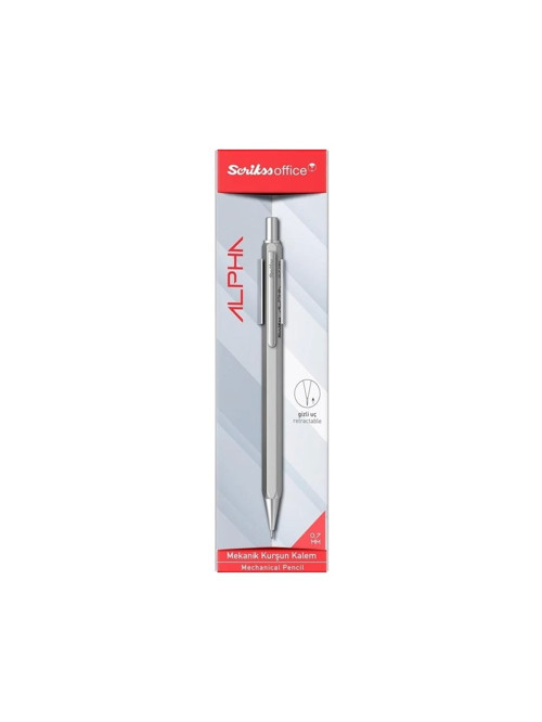 Alpha Versatil Kalem 0.7 Mm Gri Şeffaf Ambalaj