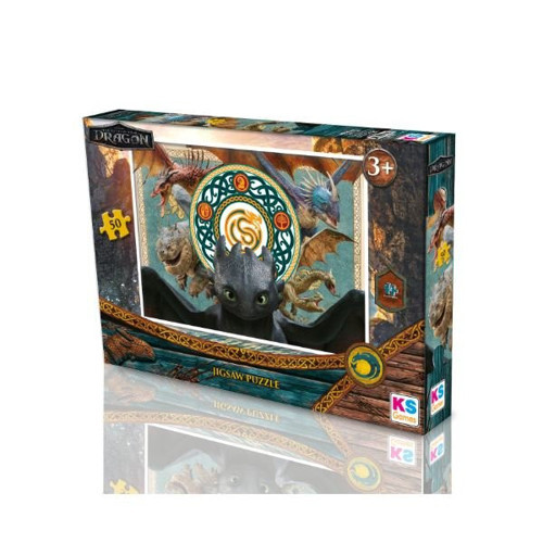 How To Train Your Dragon Puzzle 50 Parça Hd709