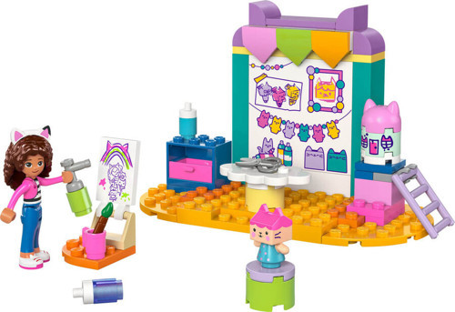 ® Gabby’s Dollhouse Oyuncak 4+ Karton Yavru Kedi ile El Sanatları 4 Yaş ve Üzeri Çocuklar İçin Gabby Minifigürü İçere