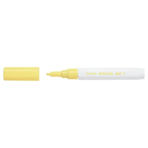 Pintor Keçeli Markör Dekor Boya Kalemi (F) Sarı Sw-Pt-F-Y (6 Lı Paket)