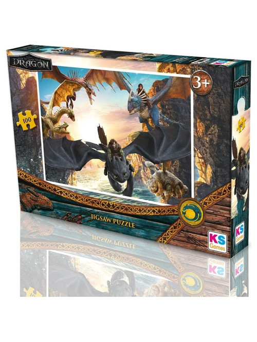 How To Train Your Dragon Puzzle 100 Parça Hd714