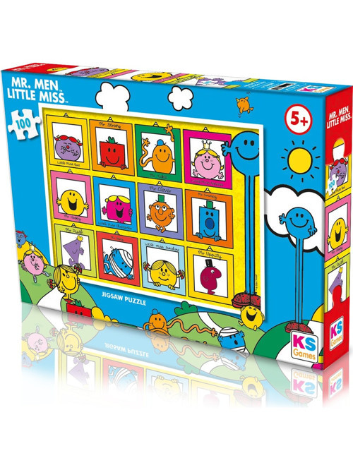 Puzzle Mr. Men Little Miss 100 Parça Mrmen714