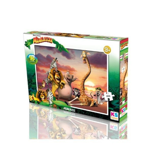 Madagascar Puzzle 100 Parça Mg714