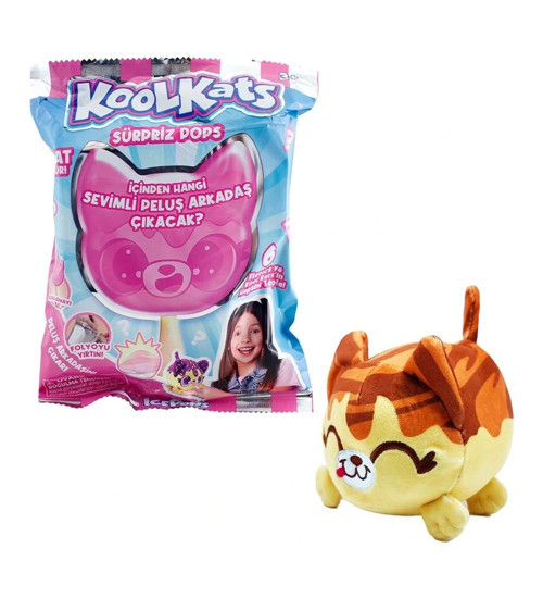 Oyuncak İcepops Koolkats Sürpriz Peluş Oyuncak Pops 2411001 (Karışık Model 1 Adet)