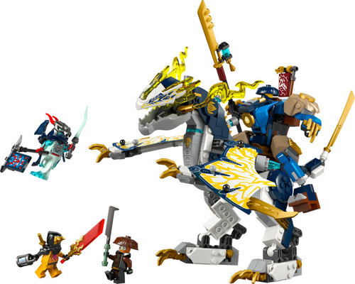 Oyuncak NINJAGO Rogue’un Robot Ejderha Binicisi 8 Yaş ve Üzeri Çocuklar için 4 Minifigür İçeren Yaratıcı Oyuncak Ya