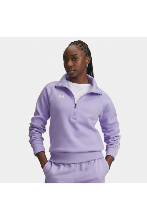 Rival Fleece Kadın Mor Dik Yaka Sweatshirt