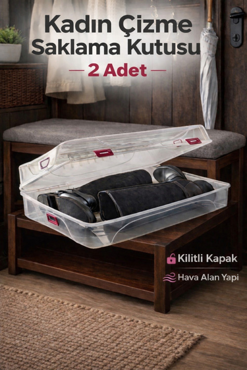 2 Adet Çizme Kutusu