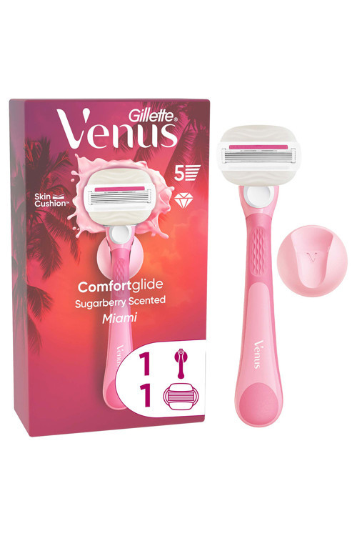 ComfortGlide Sugarberry Kokulu Miami Kadın 5 Bıçaklı Tıraş Makinesi