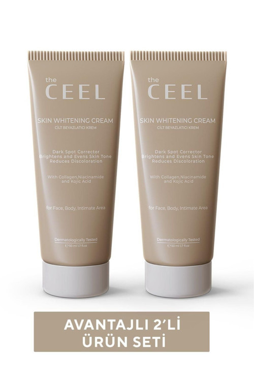 2'li Cilt Beyazlatıcı Aydınlatıcı Glutatyonlu Leke Karşıtı Krem Niacinamide & Alpha Arbutin 50 ml