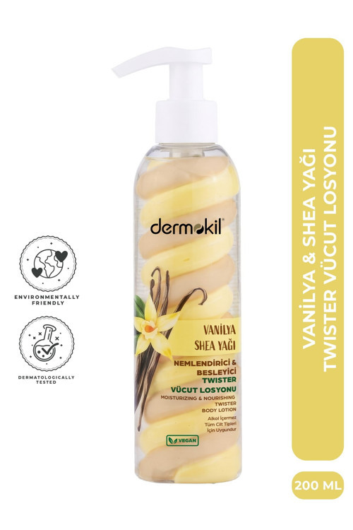 Vanilya Shea Yağı Twister Vücut Losyonu 200 ml