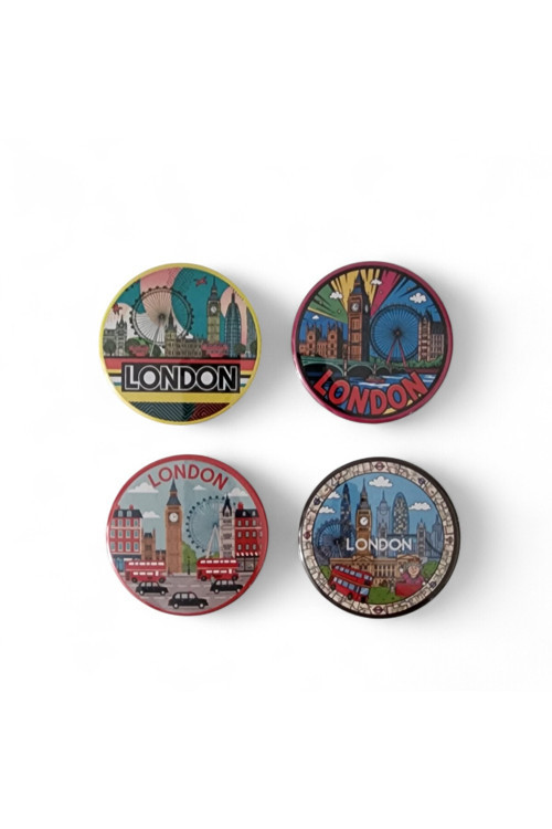 Londra Magnet Set 1 - 4'lü Buzdolabı Magnet London