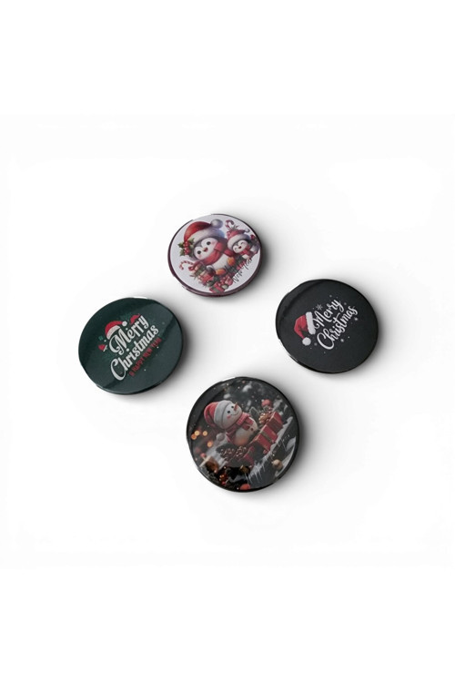 Yılbaşı Buzdolabı Magnet Seti No: 2