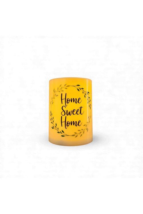 Home Sweet Home Led Işıklı Mum