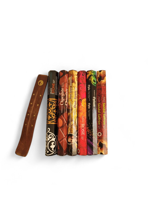 Black Stone, Chocolate, Don juan, Rose, Optium, Sandalo Hediyeli 6x20 Tütsü
