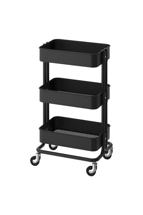 Raskog Servis Arabası, Siyah, 35x45x78 Cm