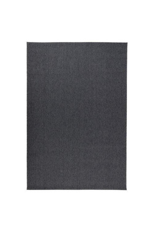 Koyu Gri Halı, 160x230 cm Polipropilen, İç-Dış Mekan