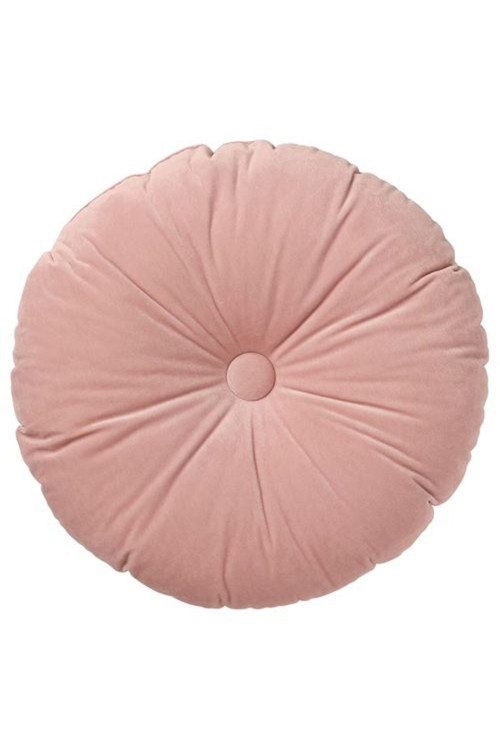 Yuvarlak Kırlent-Minder 40 cm Açık Pembe Renk Yuvarlak Kırlent 360 G